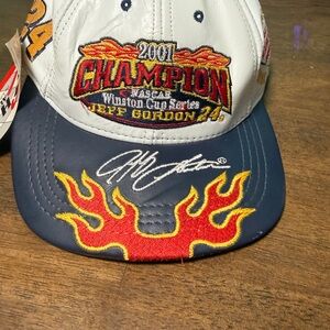 Jeff Gordon leather 2001 hat